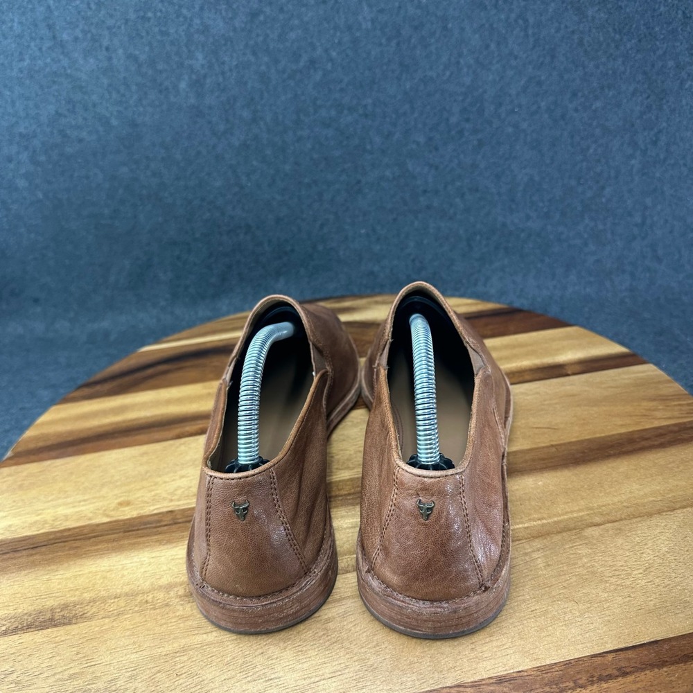 Trask Ali Camel Italian Washed eather Slip On Loafer Flat Shoes 11M 36 0462 - Picture 7 of 11